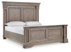 Blairhurst Queen Panel Bed with Mirrored Dresser - alternate view 4