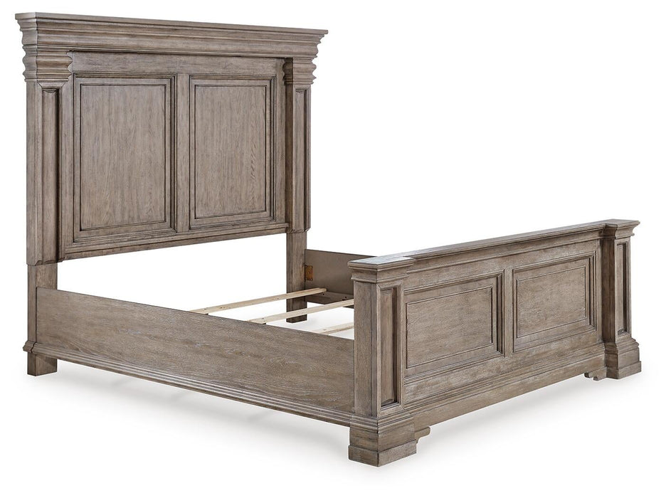 Blairhurst Queen Panel Bed with Mirrored Dresser - alternate view 5