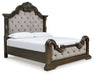 Maylee King Upholstered Bed, Dresser, Mirror, Chest and Nightstand - alternate view 9