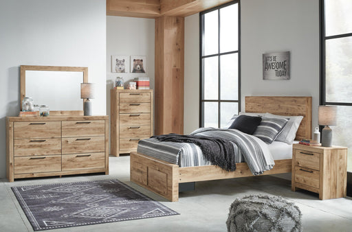 Hyanna Full Panel Storage Bed, Dresser, Mirror, Chest and Nightstand - alternate view 2