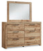 Hyanna Full Panel Bed with 2 Side Storage, Dresser, Mirror, Chest and Nightstand - alternate view 3