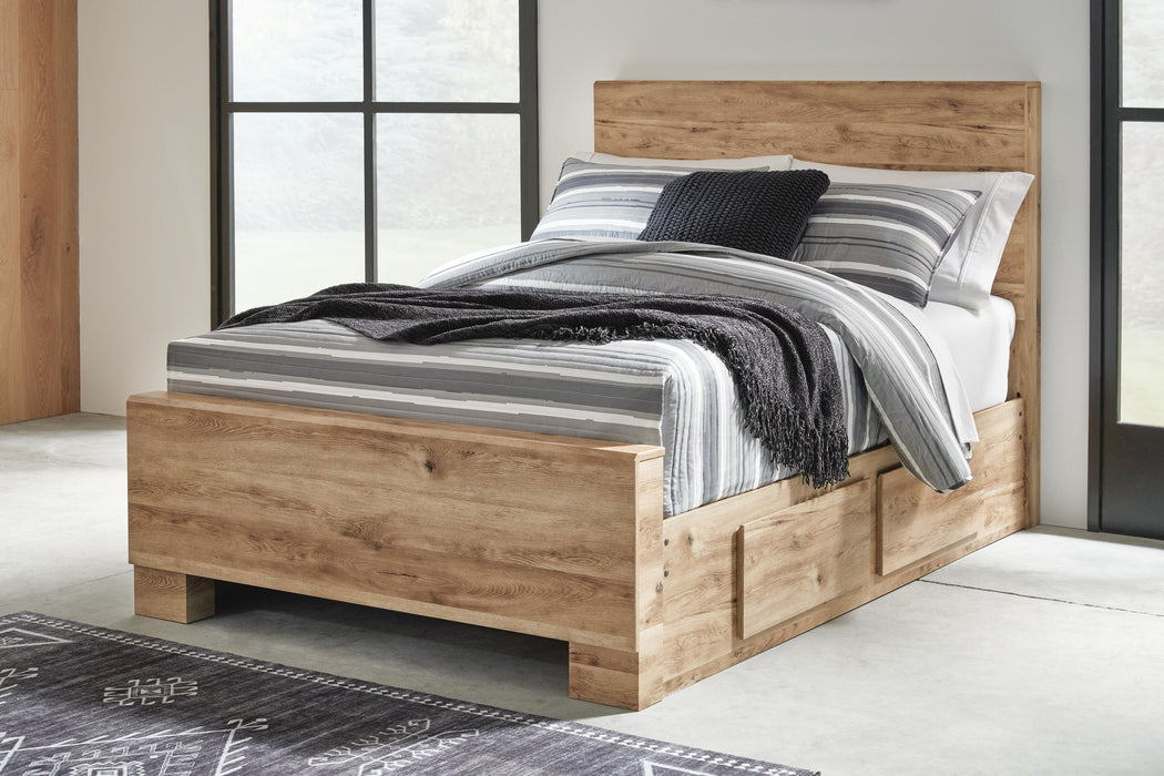 Hyanna Full Panel Bed with 2 Side Storage, Dresser, Mirror, Chest and Nightstand - alternate view 16