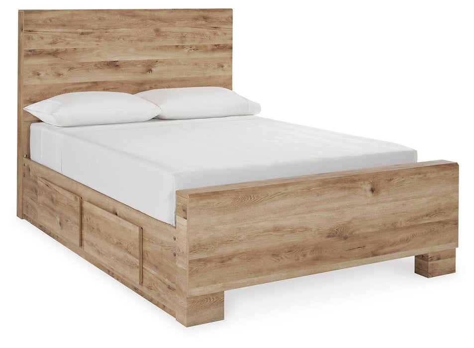 Hyanna Full Panel Bed with 1 Side Storage, Dresser, Mirror, Chest and Nightstand - alternate view 6