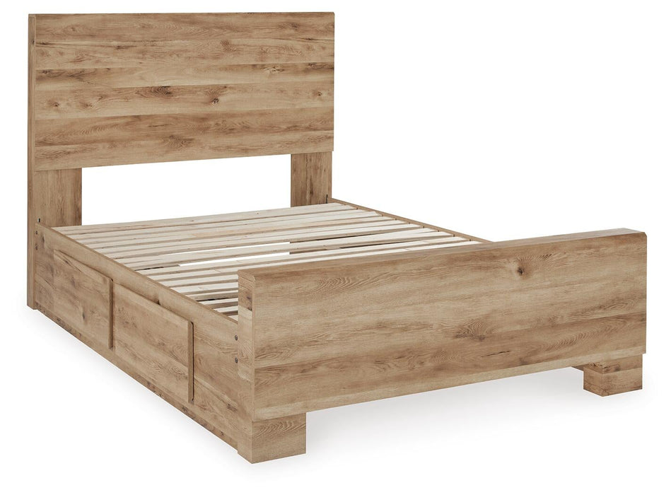 Hyanna Full Panel Bed with 1 Side Storage, Dresser, Mirror, Chest and Nightstand - alternate view 7