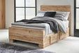 Hyanna Full Panel Bed with 1 Side Storage, Dresser, Mirror, Chest and Nightstand - alternate view 16