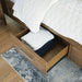 Cabalynn California King Panel Bed with Storage with Mirrored Dresser, Chest and Nightstand - alternate view 30
