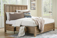 Cabalynn California King Panel Bed with Storage with Mirrored Dresser - alternate view 14