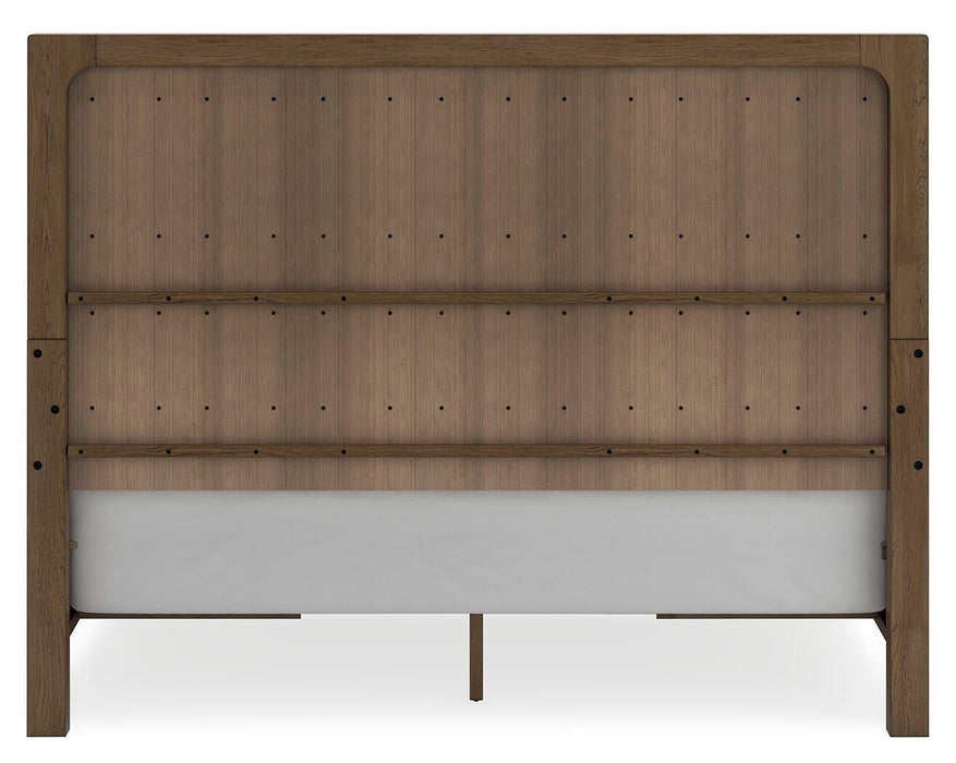 Cabalynn King Panel Bed with Storage with Mirrored Dresser and Nightstand - alternate view 12