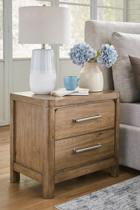 Cabalynn King Panel Bed with Storage with Mirrored Dresser and Nightstand - alternate view 22