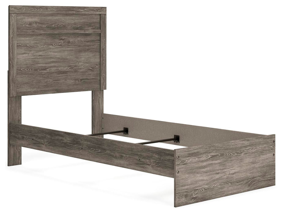 Ralinksi Twin Panel Bed with Mirrored Dresser - alternate view 5