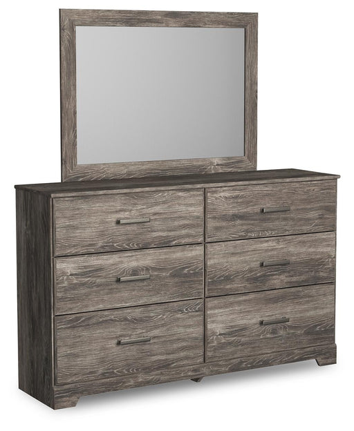 Ralinksi Twin Panel Bed with Mirrored Dresser, Chest and Nightstand - alternate view 2
