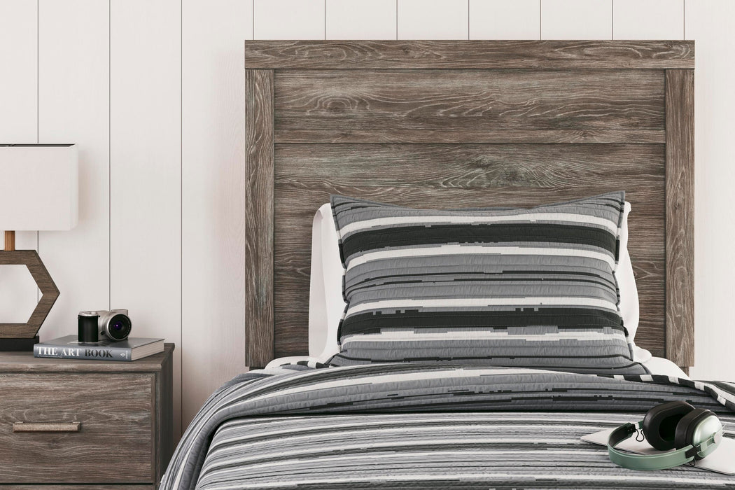 Ralinksi Twin Panel Bed with Mirrored Dresser, Chest and Nightstand - alternate view 16