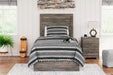 Ralinksi Twin Panel Bed with Mirrored Dresser, Chest and Nightstand - alternate view 15