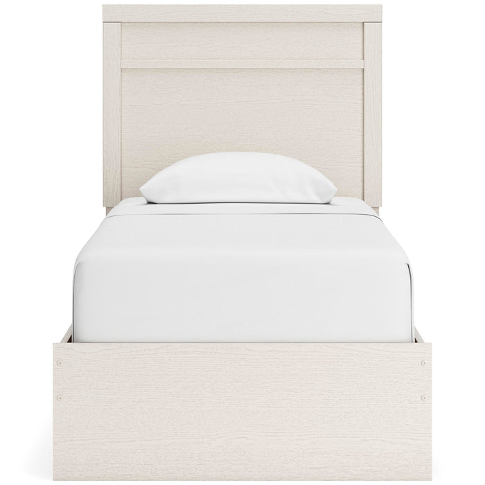 Stelsie Twin Panel Bed with Mirrored Dresser, Chest and Nightstand - alternate view 4