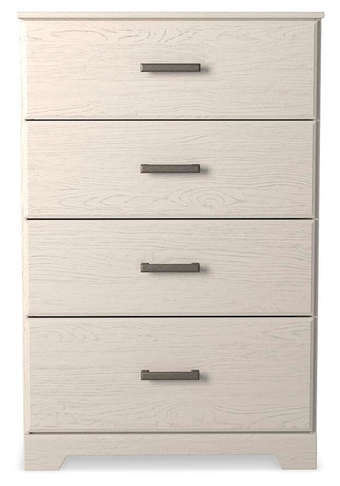 Stelsie Twin Panel Bed with Mirrored Dresser, Chest and Nightstand - alternate view 8