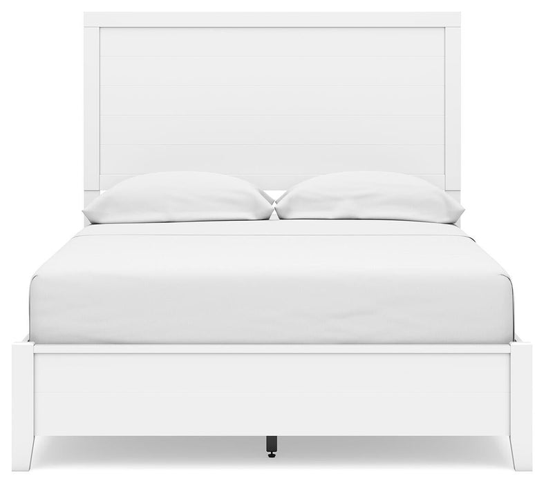 Binterglen Full Panel Bed with Mirrored Dresser - alternate view 8