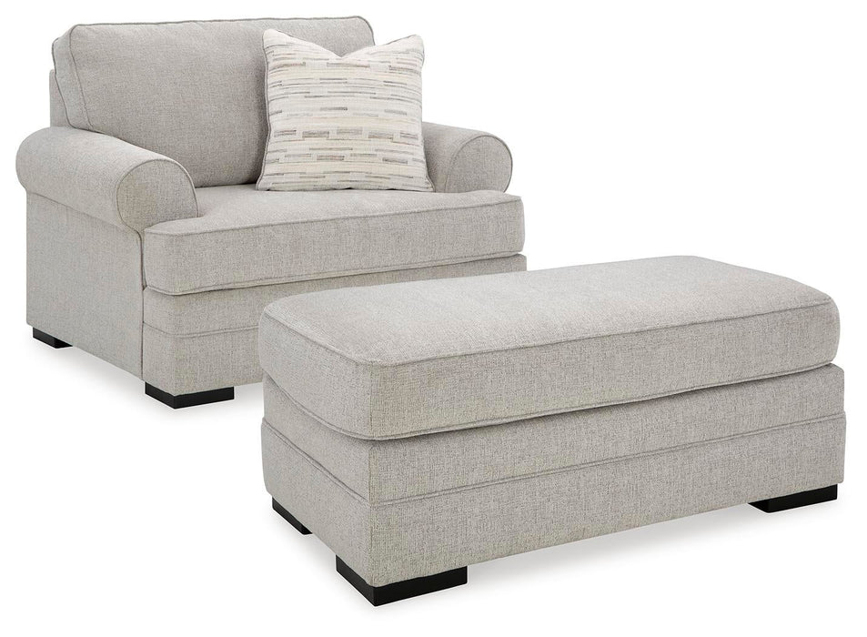 Eastonbridge Sofa Chaise, Chair, and Ottoman - alternate view 12