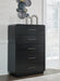 Rowanbeck Queen Upholstered Panel Bed with Mirrored Dresser, Chest and Nightstand - alternate view 16