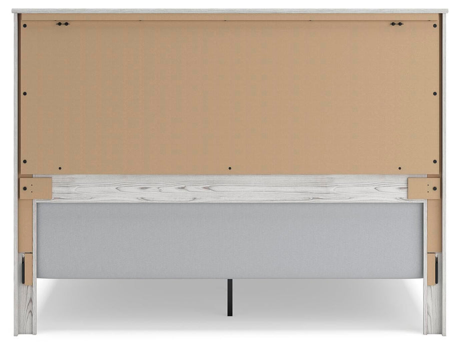 Gerridan King Panel Bed with Mirrored Dresser - alternate view 5