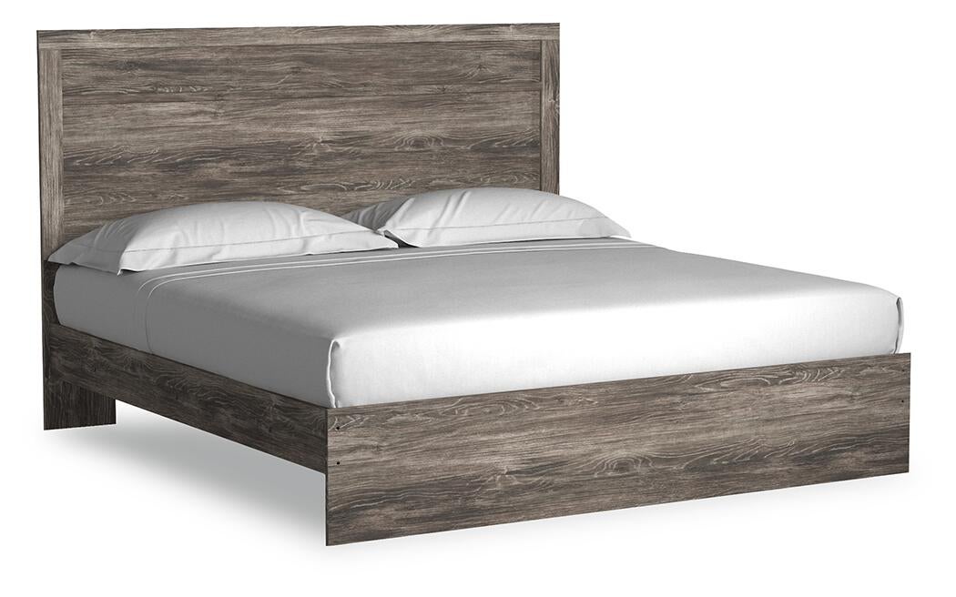 Ralinksi King Panel Bed with Mirrored Dresser - alternate view 3