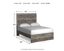 Ralinksi Queen Panel Bed with Mirrored Dresser - alternate view 4