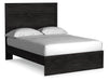 Belachime Full Panel Bed with Mirrored Dresser - alternate view 3