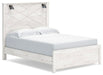 Gerridan Queen Panel Bed with Mirrored Dresser - alternate view 4