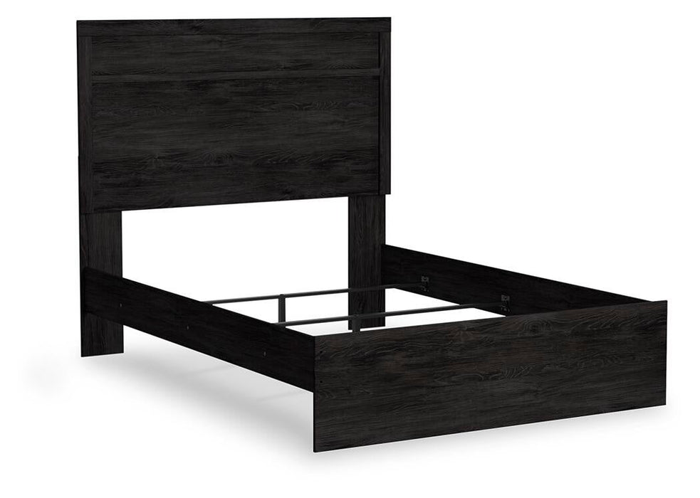 Belachime Full Panel Bed with Mirrored Dresser, Chest and Nightstand - alternate view 9