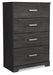 Belachime Queen Panel Bed with Mirrored Dresser, Chest and Nightstand - alternate view 5