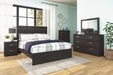 Belachime Queen Panel Bed with Mirrored Dresser, Chest and Nightstand - alternate view 10