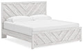 Cayboni King Panel Bed with Mirrored Dresser and Nightstand - alternate view 7