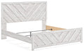 Cayboni King Panel Bed with Mirrored Dresser and Nightstand - alternate view 8