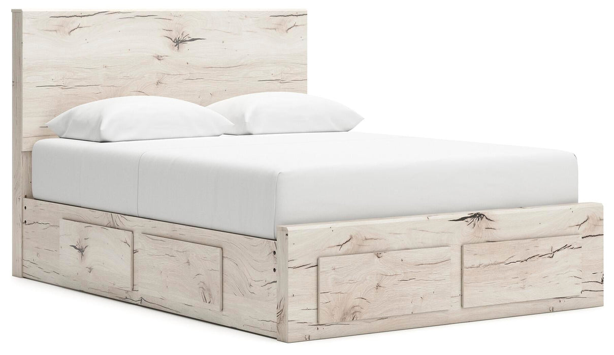 Lawroy Queen Panel Storage Bed, Dresser, Mirror, Chest and Nightstand - alternate view 14