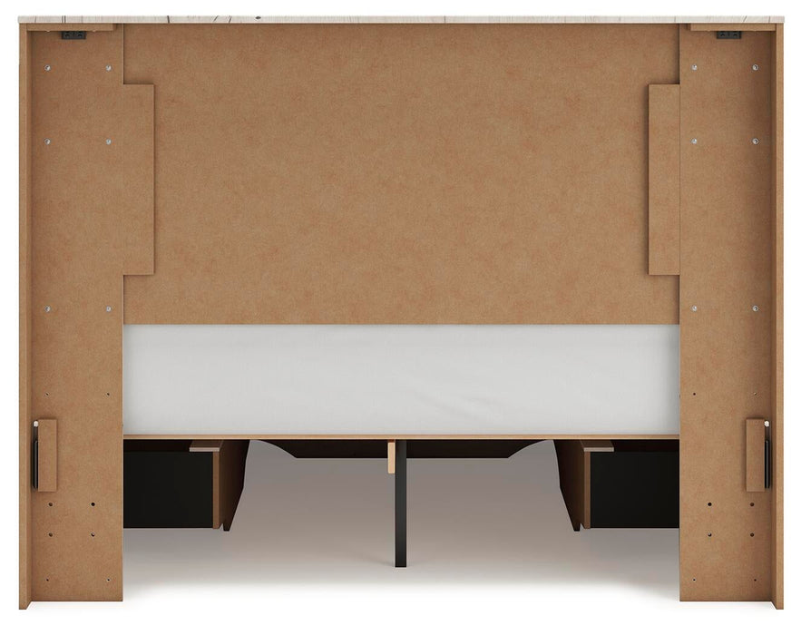Lawroy Queen Panel Storage Bed, Dresser, Mirror, Chest and Nightstand - alternate view 17