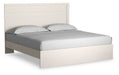 Stelsie King Panel Bed with Mirrored Dresser and Nightstand - alternate view 4