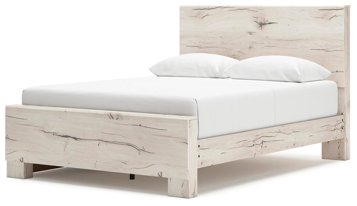 Lawroy Queen Panel Bed with Storage, Dresser, Mirror and Nightstand - alternate view 11