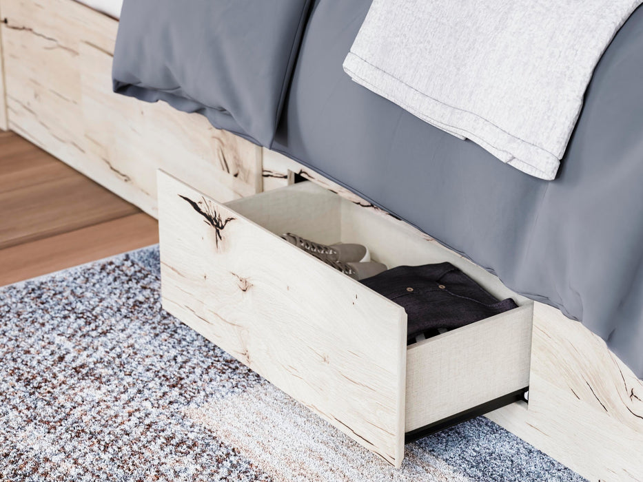 Lawroy Queen Panel Bed with Storage, Dresser, Mirror and Nightstand - alternate view 20
