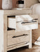 Lawroy Queen Panel Bed with Storage, Dresser, Mirror and Nightstand - alternate view 21
