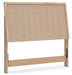 Cielden Full Upholstered Panel Bed with Mirrored Dresser and Nightstand - alternate view 8