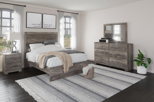 Ralinksi Full Panel Bed with Mirrored Dresser and Nightstand - alternate view 2