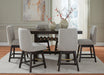 Burkhaus Counter Height Dining Table and 6 Barstools - alternate view 4