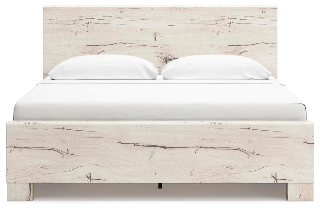 Lawroy King Panel Bed with Storage, Dresser and Mirror - alternate view 10