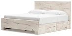 Lawroy King Panel Bed with Storage, Dresser and Mirror - alternate view 11