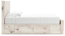 Lawroy King Panel Bed with Storage, Dresser and Mirror - alternate view 15