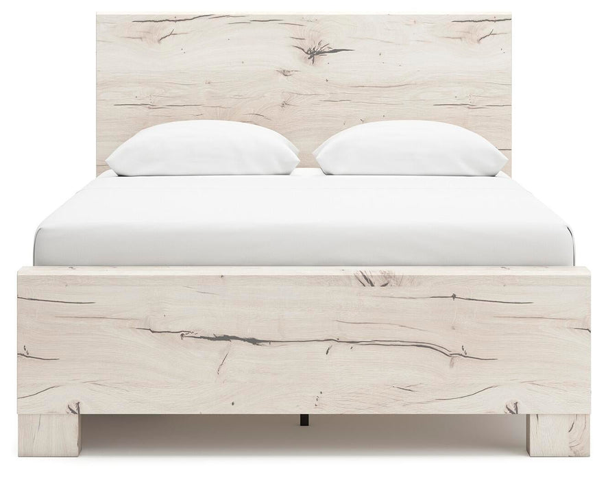 Lawroy Queen Panel Bed with Storage, Dresser and Mirror - alternate view 10