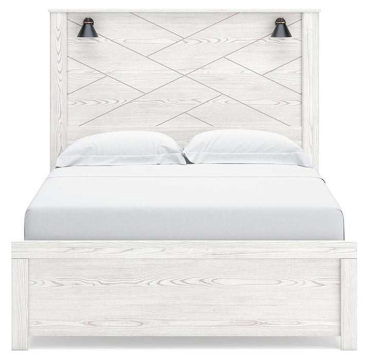 Gerridan Queen Panel Bed with Mirrored Dresser and Nightstand - alternate view 5