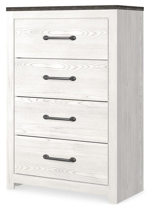 Gerridan King Panel Bed with Mirrored Dresser, Chest and Nightstand - alternate view 6