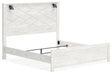 Gerridan King Panel Bed with Mirrored Dresser, Chest and Nightstand - alternate view 9