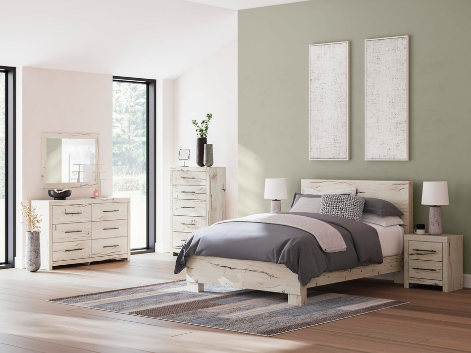 Lawroy Queen Panel Bed, Dresser and Mirror - alternate view 10