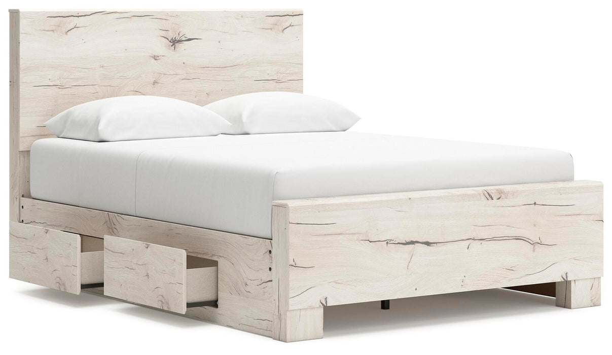 Lawroy Queen Panel Bed with Storage, Dresser, Mirror, Chest and Nightstand - alternate view 18